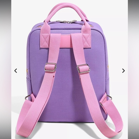 NWT Loungefly Disney Daisy Duck Allover Print Mini Backpack Rare Find - Picture 3 of 7